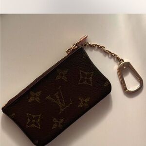 Louis Vuitton Brown Monogram Key Pouch